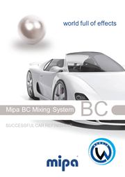 Autolak MIPA BC Mixing System, hladké farby